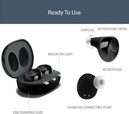 Rechargeable Hearing Aids with Battery