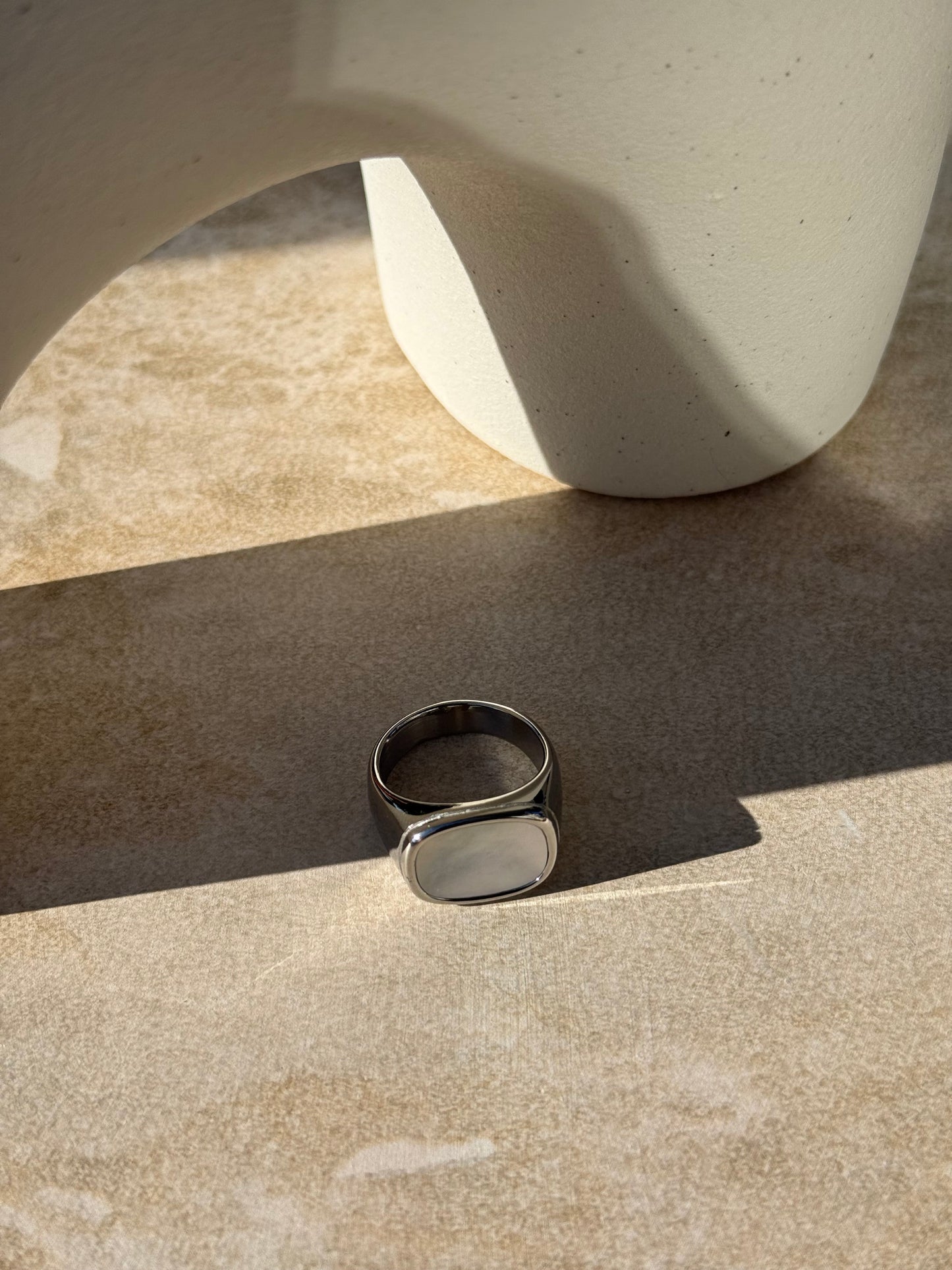 Māhina Silver Signet Ring