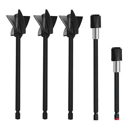 Paint mixer drill attachment