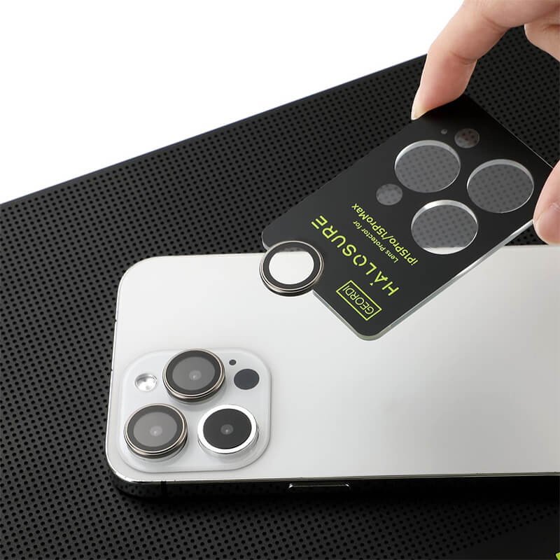 Suitable for Phone Series Halosure Multicolor Tempered Glass Individual Camera Lens Protector