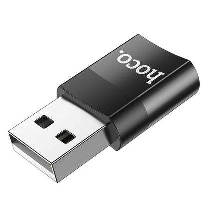 Hoco USB Male to Type-C Female USB2.0 Adapter UA17