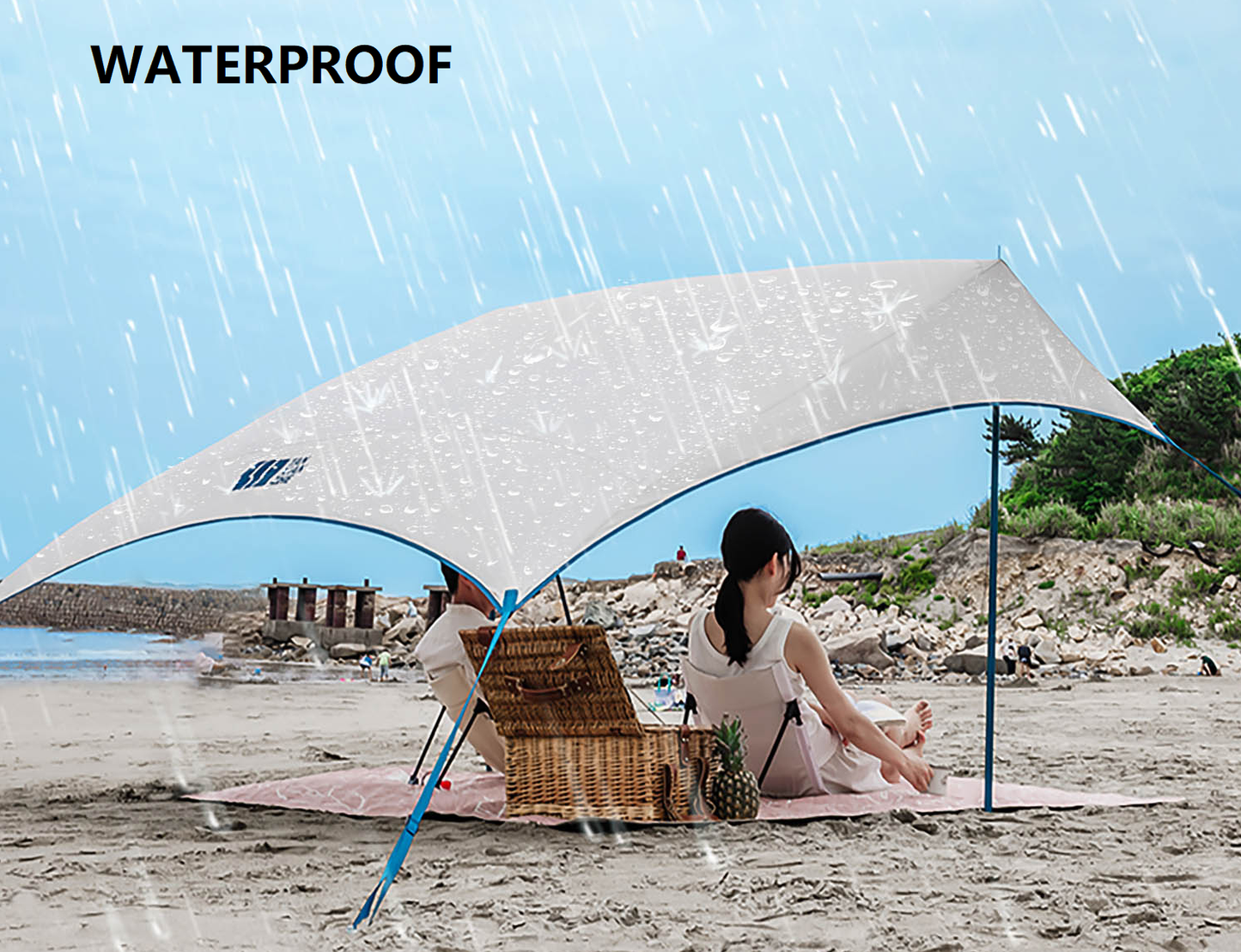 Canopy Tent – Ultra-Lightweight Outdoor Camping Shade with Silver Coating