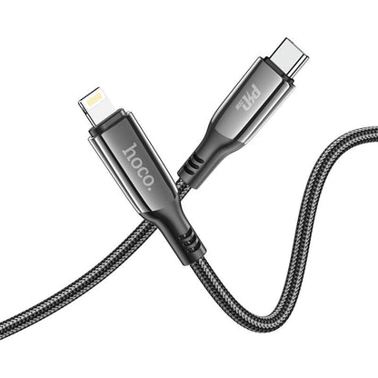 Hoco Type-C to Lightning Led PD 20W Extreme Charging Data Cable S51