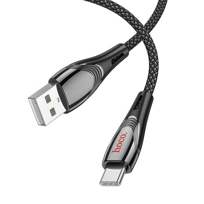 Hoco Nylon Braided USB-A to Type-C 3A Charging Data Cable 1.2m U133
