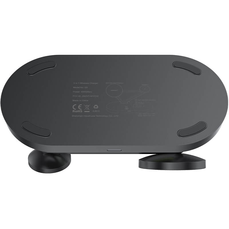 Acefast 3-in-1 Qi 15W Wireless Charging Holder with Back LED Light E9