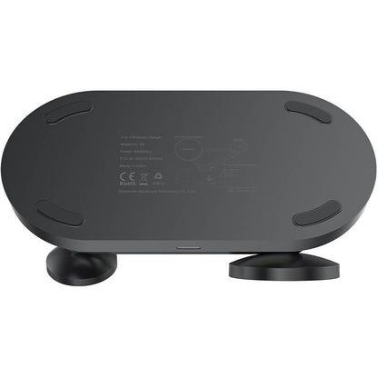 Acefast 3-in-1 Qi 15W Wireless Charging Holder with Back LED Light E9