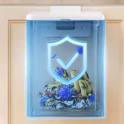 Mobie Double Sided Opening 6L Door Mounted Kitchen Trash Can E25148