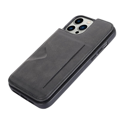 Mika Series PU Leather Wallet Stand Compatible with iPhone 16 Pro Case with Magnetic Close
