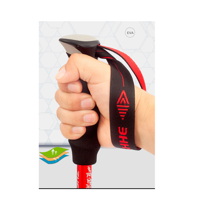 Aluminum Alloy Folding Ultralight Trekking Poles HBXK1011