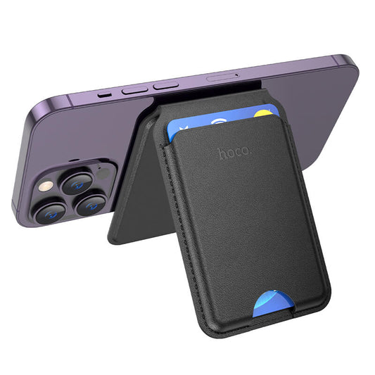 Hoco Leather Wallet Magsafe Card Bag Phone Stand