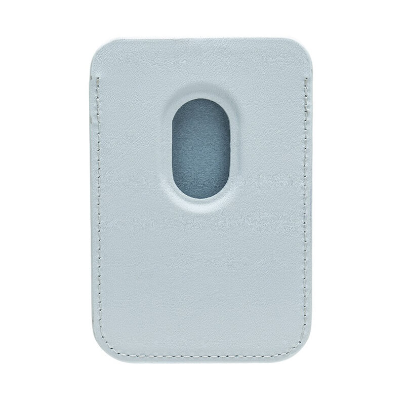 Mobie Back Stick Leather Magnetic Wallet Card Bag Holder