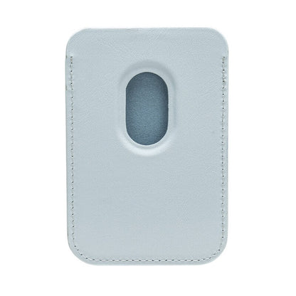 Mobie Back Stick Leather Magnetic Wallet Card Bag Holder