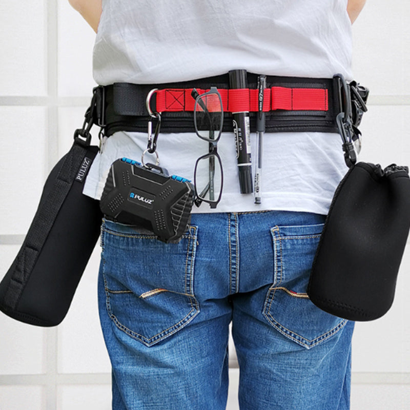 Multi-Function Camera Waist Belt for SLR / DSLR Cameras, Adjustable Camera Waist