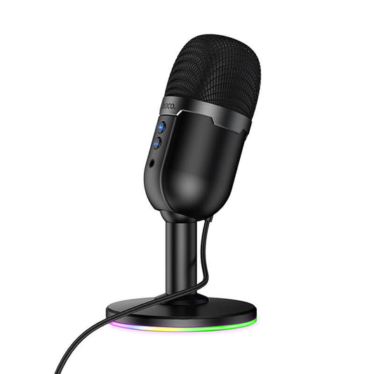 Hoco Desktop Omni Directional Microphone with RGB Light L25