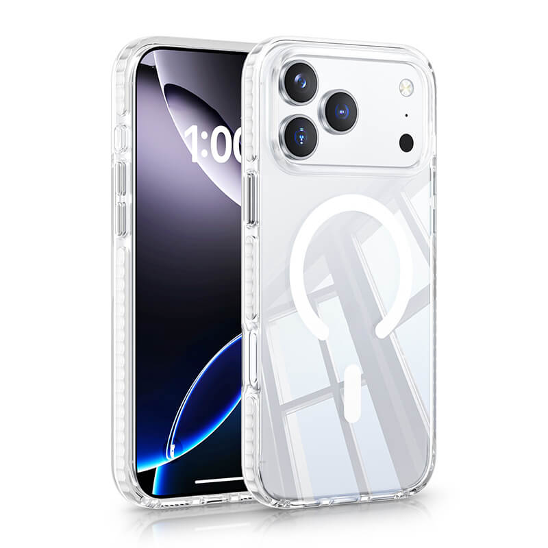 IMD Transparent Magnetic Phone Case Compatible with iPhone 18 Pro