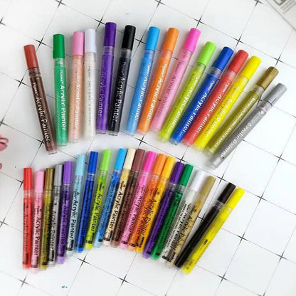 Acrylic Painter 35 Pcs Premium Waterproof Permanent Painter set