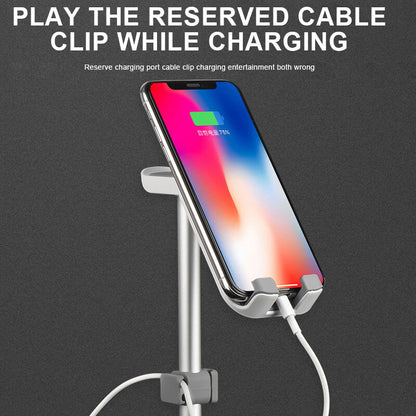 SAIJI Premium Metal 2-in-1 Headphone Stand and Cell Phone Stand YZ-103