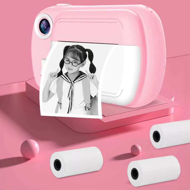 Fade-Resistant Thermal Printing Paper for Kids' Cameras 1 Box (5 Rolls)