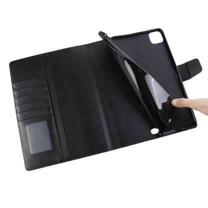 Compatible with Samsung Tab A9+ Luxury Hanman Leather Wallet Flip Case Cover