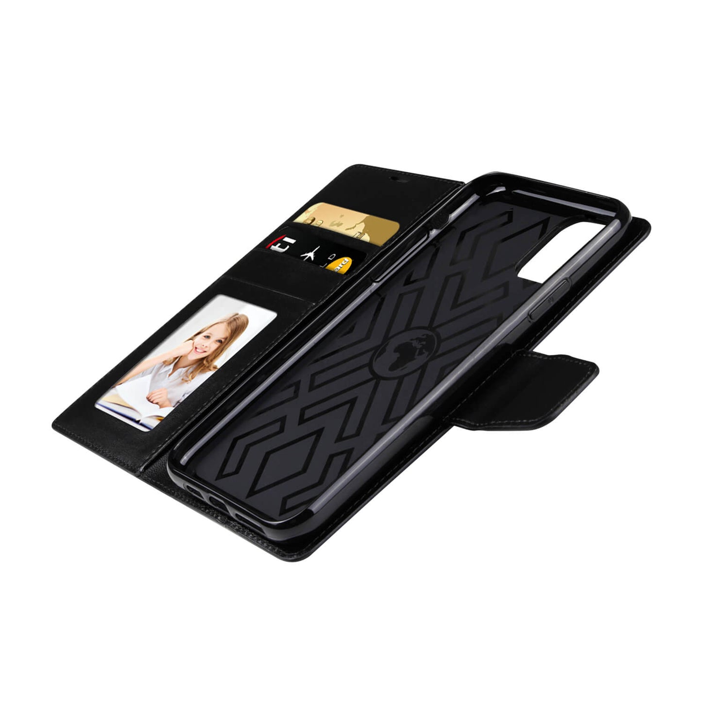 Compatible with iPhone 14 Pro Max Hanman Mill Series Leather Wallet Flip Case