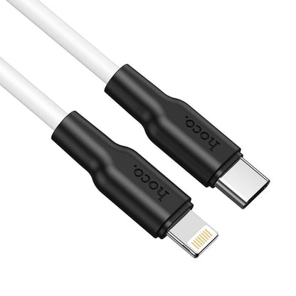 Hoco Silicone PD 20W Type-C to Lightning Charging Data Cable X21 Plus