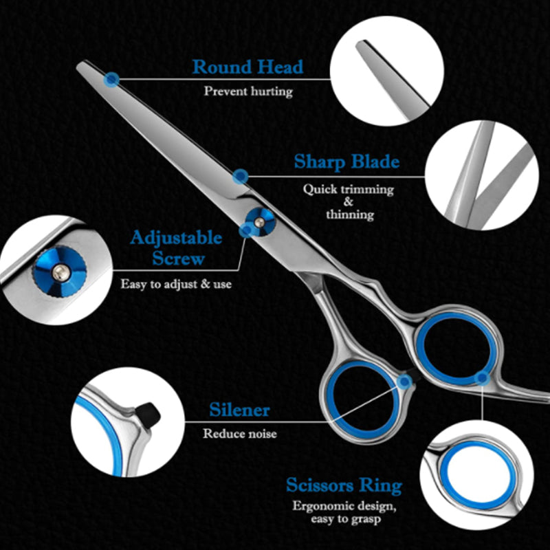 Hair Cutting Scissors Set - Professional Haircut Scissors Kit 1