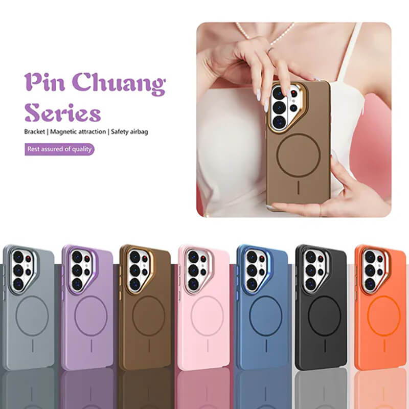 Compatible with Samsung S26 Ultra Symmetry Magsafe Lens Holder Case