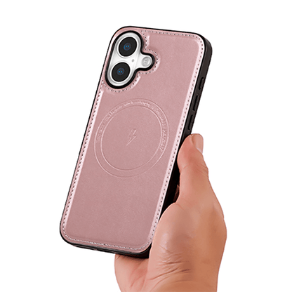 Compatible with iPhone 17 Hanman Miro Leather 2-in-1 Wallet Case with Magnetic Back