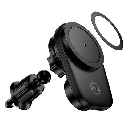 Hoco Magnetic 15W Wireless Fast Charging Car Air Vent Holder with Cooling Fan HW36