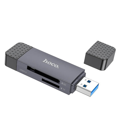 Hoco USB-C & USB-A 3.0 High Speed Card Reader for SD & TF Card HB45