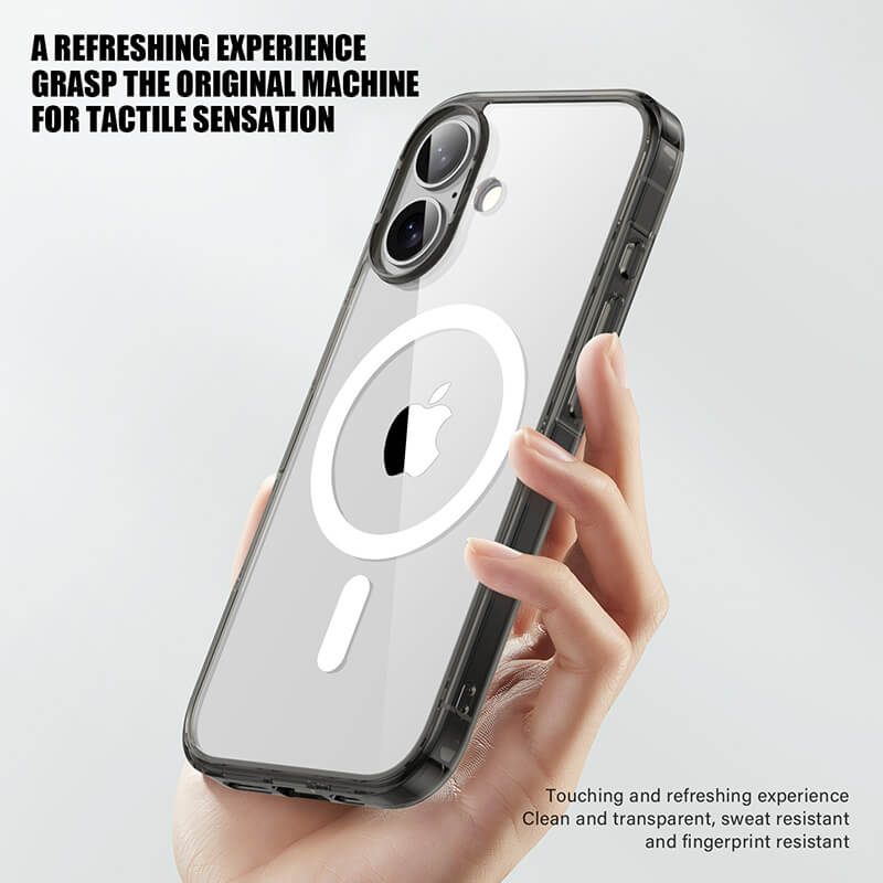 Aurora Magnetic Series Crystal Transparent Compatible with iPhone 17 Case