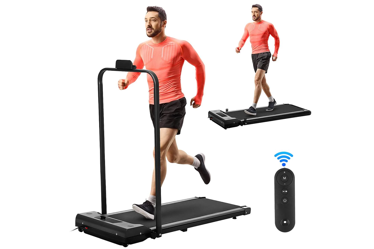 Foldable Walking Pad Treadmill Compact Flat