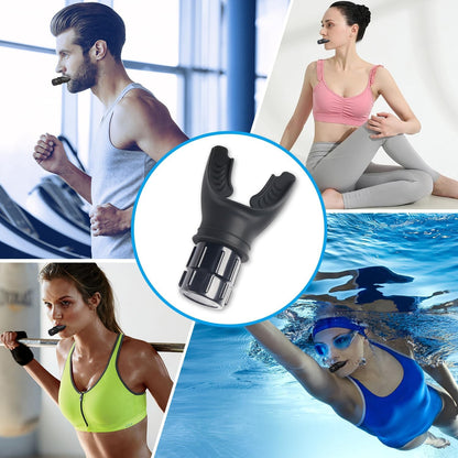 Breathing Trainer Breath Booster Strength Lung Fitness Exerciser Device Silicone