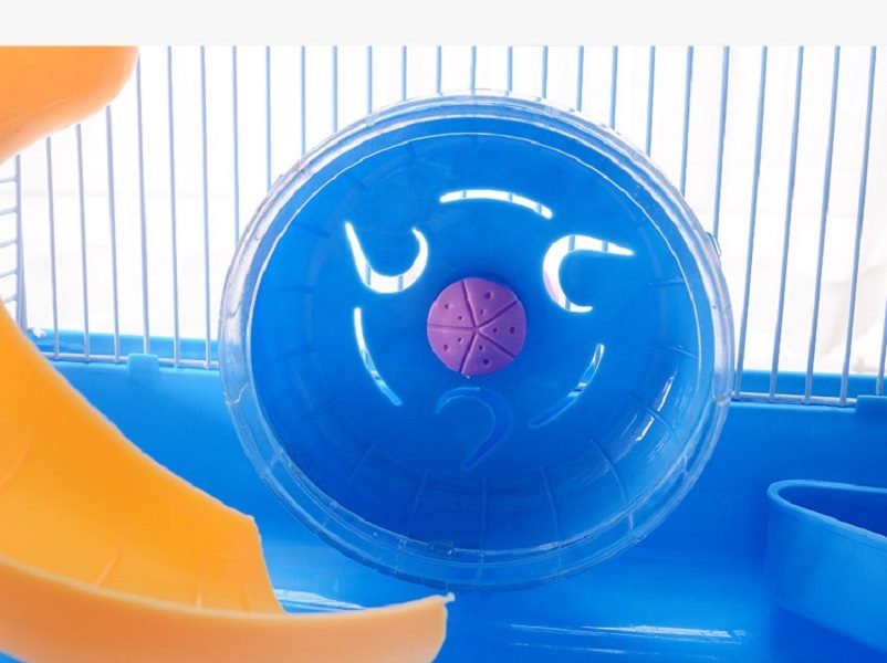 2 Tiers Gorgeous Hamster Mouse Cage Storey Fantasia Hamster Cage Castle BLUE