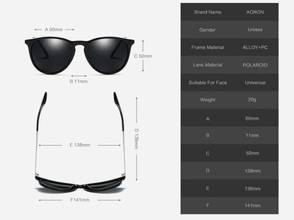 HD Polarized Lens Sunglasses Anti-Blue Ray Hydrophobic