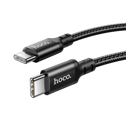 Hoco Double Speed 60W Charging Data Cable Type-C to Type-C 1m X14