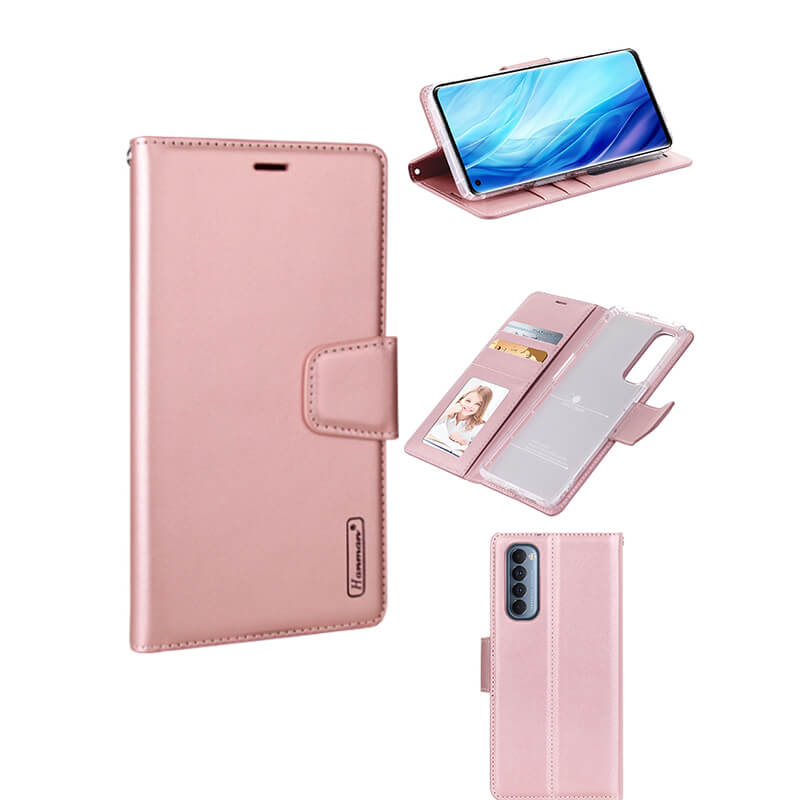 OPPO A12 2020 Hanman Mill Series Leather Wallet Flip Case