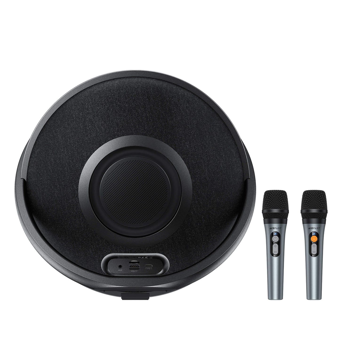 Acefast Portable Karaoke Speaker with 2 Wireless Mics & 6000mAh Power Bank K5 Max