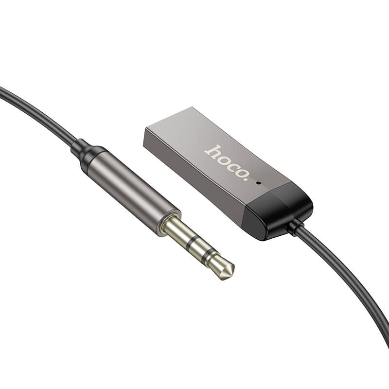 Hoco E78 Benefit In Car AUX Bluetooth Audio Receiver with Cable E78