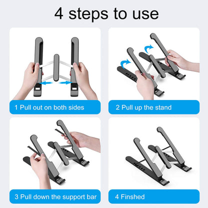 Portable Laptop Stand for Desk Black