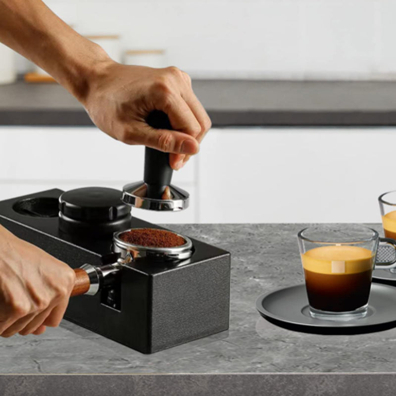 Espresso Tamping Station Espresso Tamper Mat Coffee Tamper Holder for 51/54... B