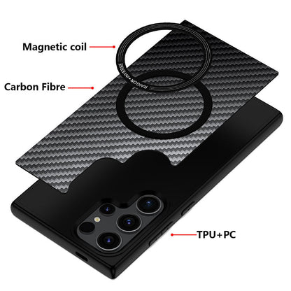 Compatible with Samsung S26 2026 Scott Plus Series Shockproof Magnetic Phone Case