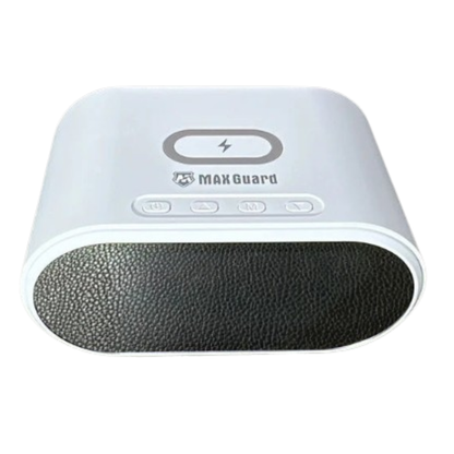 Maxguard 15W 2 IN 1 Alarm Clock & Wireless Charger