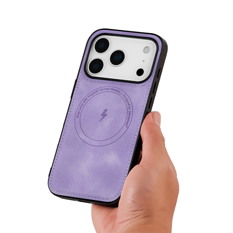 Compatible with Phone 17 Air Hanman Miro Leather 2-in-1 Wallet Case with Magnetic Back