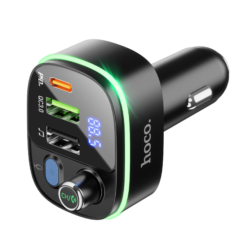 Hoco Fast PD 20W+QC 3.0 Car Bluetooth FM transmitter E62