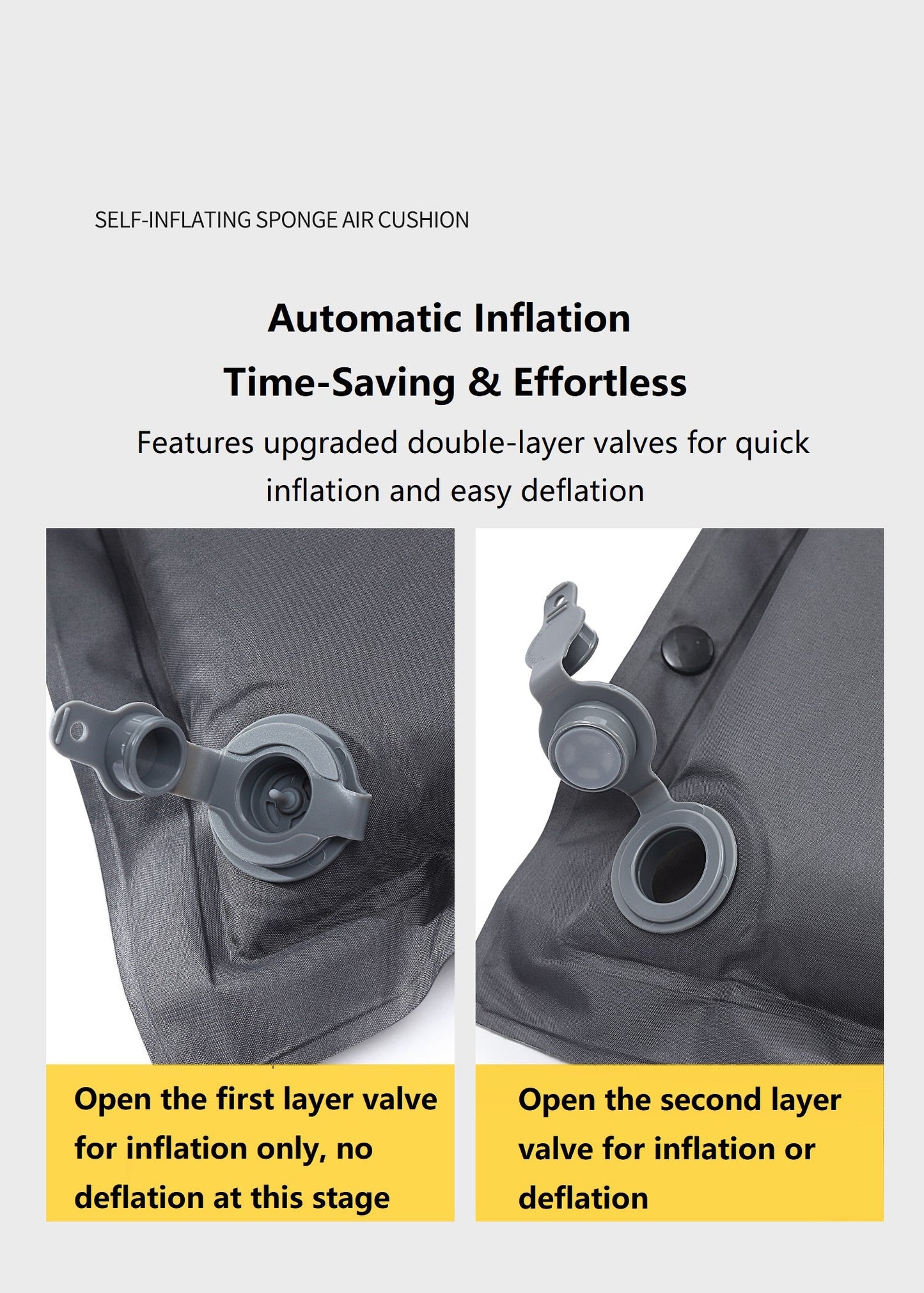 Self-Inflating Mattress – Double Size | Outdoor & Home Use