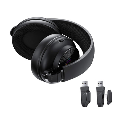 Acefast Bluetooth 6.0 1000mAh 80H Battery Low Latency RGB IPX4 Gaming Headset H15