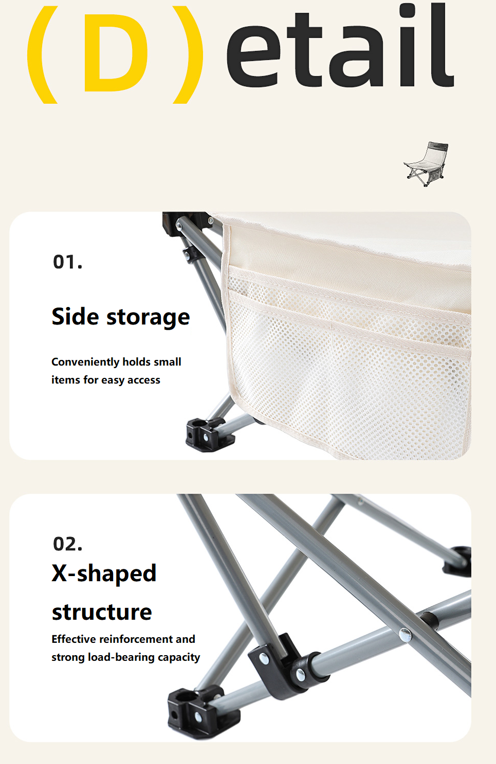 Versatile Outdoor Folding Chair – Chair & Lounger