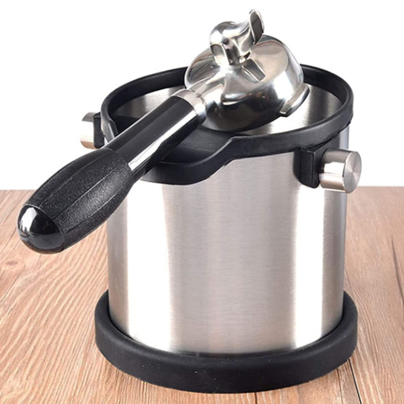Coffee Ground Bucket 2000ml Stainless Steel Coffee Knock Box Espresso Accessorie