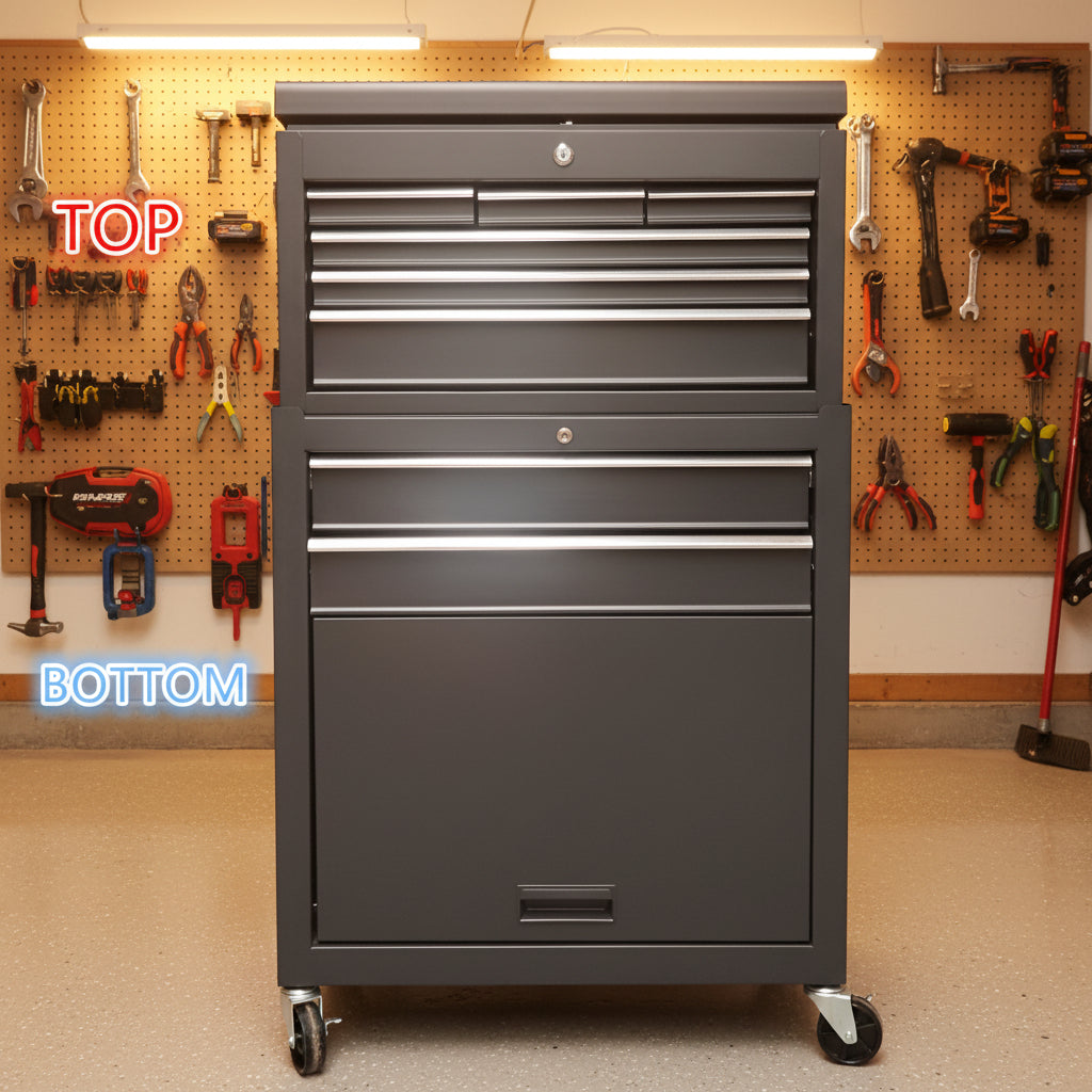 Rolling Tool Cabinet & Chest Combo